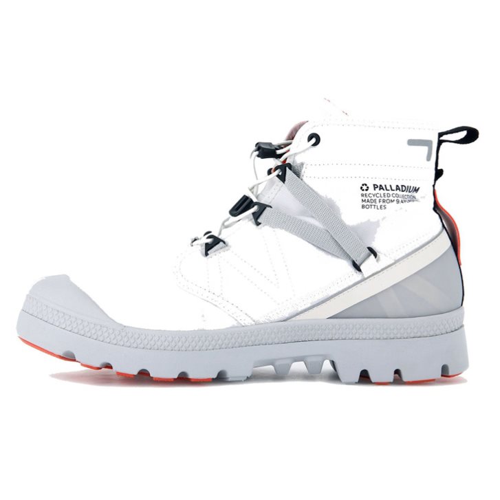 Palladium Pampa Travel Lite+ Waterdichte Laarzen Dames Wit | NL 13IDUTB